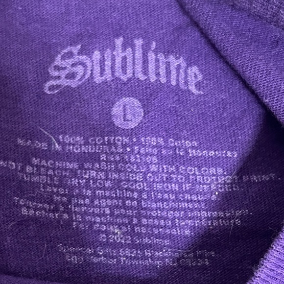 Purple Sublime Graphic T-Shirt - Picture 3 of 4